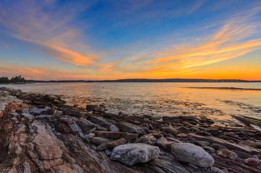 Sunrise over Maine Coast